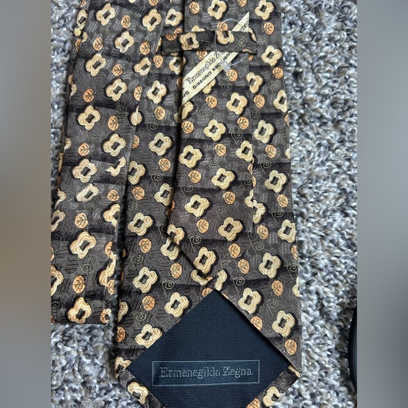 Ermenegildo Zegna 100% silk vintage tie - Picture 3 of 4